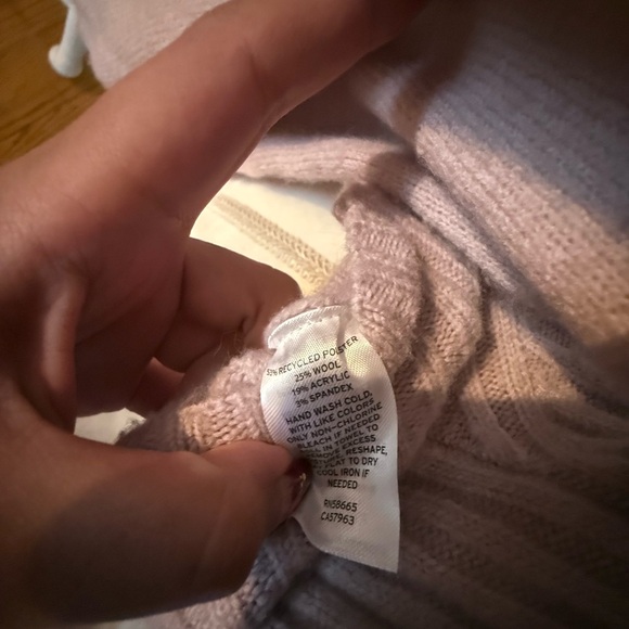 Halogen Lilac Ribbed Sweater - Picture 4 of 5